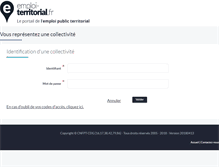 Tablet Screenshot of col.emploi-territorial.fr